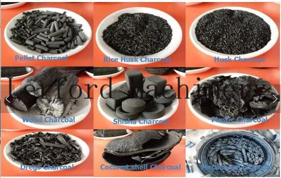wood charcoal carbonization machine