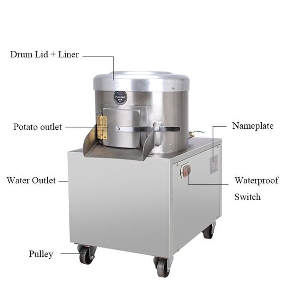 potato peeling machine potato peeling machine